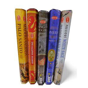 Witches’ Quest Banishing & Protection Incense Pack - 5 Scents 100 Sticks - New